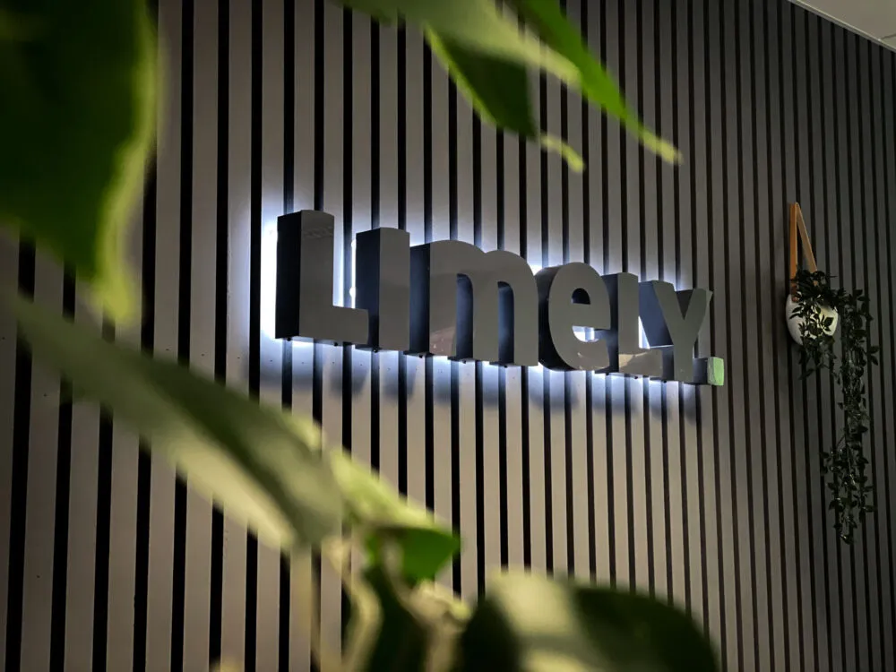 Limely office sign